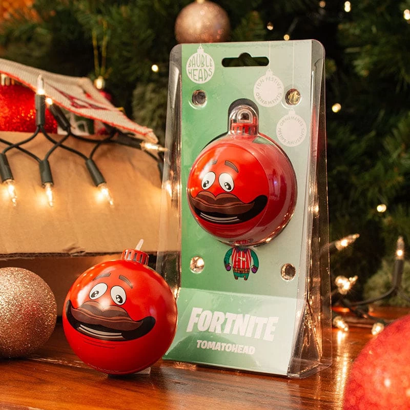 Fortnite Christmas Decoration Bauble Heads Fortnite ‘Tomatohead’ Christmas Decoration / Ornament