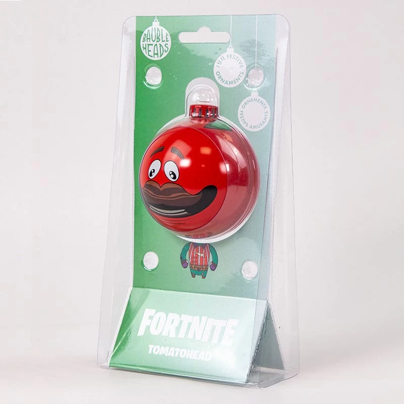 Fortnite Christmas Decoration Bauble Heads Fortnite ‘Tomatohead’ Christmas Decoration / Ornament