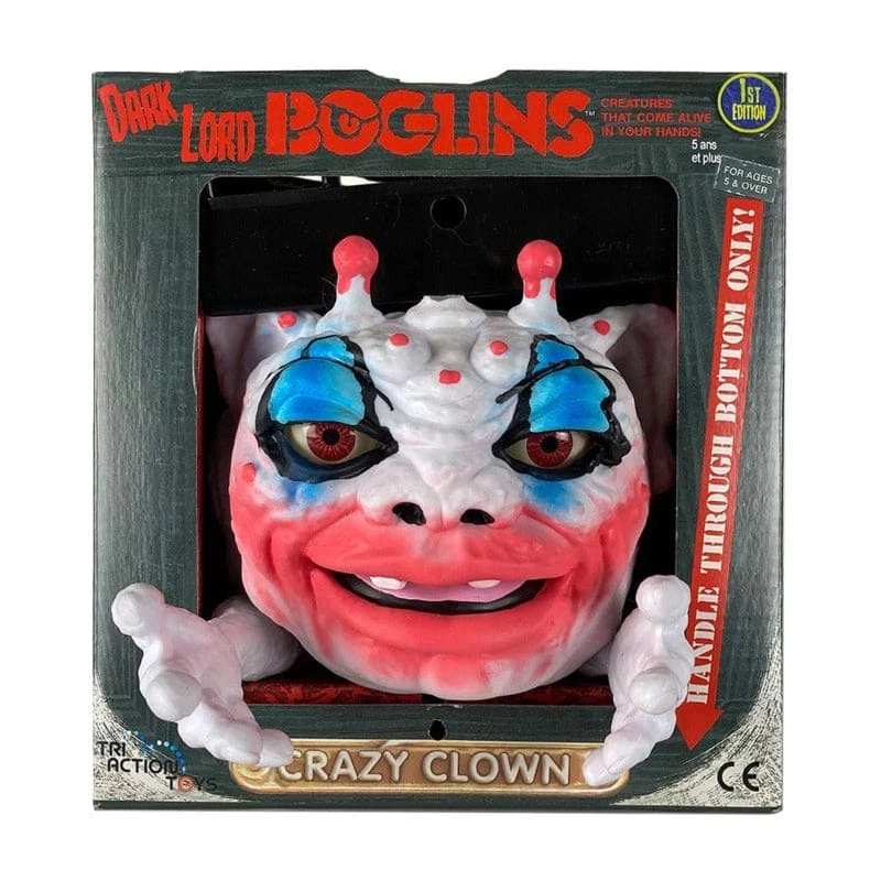 Official Boglins Hand Puppet Dark Lord Crazy Clown (Glow In The Dark)