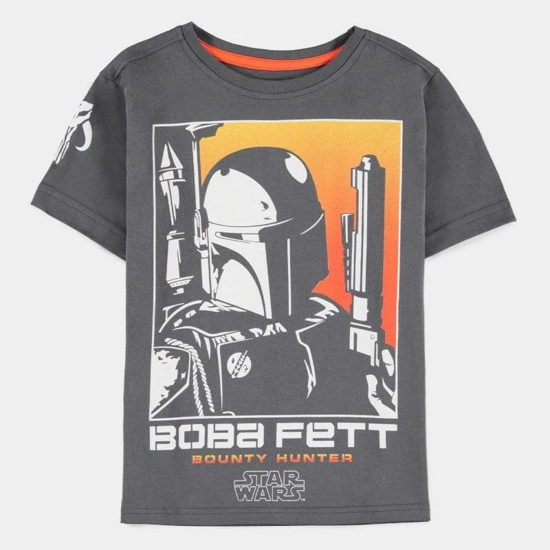 Official Star Wars Boba Fett The Legend Kids Short Sleeved T-Shirts Apparel