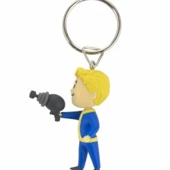 Official Fallout Vault Boy Energy Weapon Keyring / Keychain
