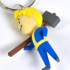 Official Fallout Vault Boy Melee Keyring / Keychain