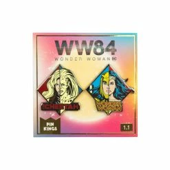 Wonder Women Pin Kings Wonder Woman'84 Enamel Pin Badge Set 1.1 - WW & Cheetah Accessories