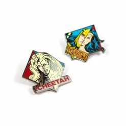 Wonder Women Pin Kings Wonder Woman'84 Enamel Pin Badge Set 1.1 - WW & Cheetah Accessories