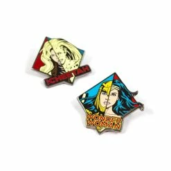 Wonder Women Pin Kings Wonder Woman'84 Enamel Pin Badge Set 1.1 - WW & Cheetah Accessories