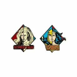 Wonder Women Pin Kings Wonder Woman'84 Enamel Pin Badge Set 1.1 - WW & Cheetah Accessories