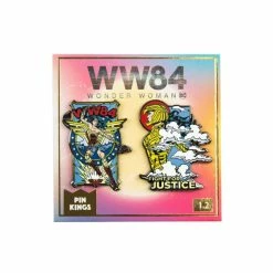 Wonder Women Pin Kings Wonder Woman'84 Enamel Pin Badge Set 1.2 - Fight For Justice Accessories