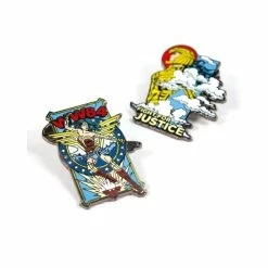 Wonder Women Pin Kings Wonder Woman'84 Enamel Pin Badge Set 1.2 - Fight For Justice Accessories