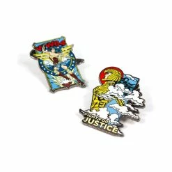 Wonder Women Pin Kings Wonder Woman'84 Enamel Pin Badge Set 1.2 - Fight For Justice Accessories