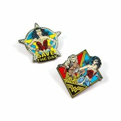Wonder Women Pin Kings Wonder Woman'84 Enamel Pin Badge Set 1.3 - Save The Day Accessories